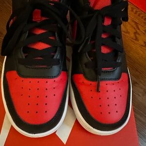 Nike Red and Black Court Borough